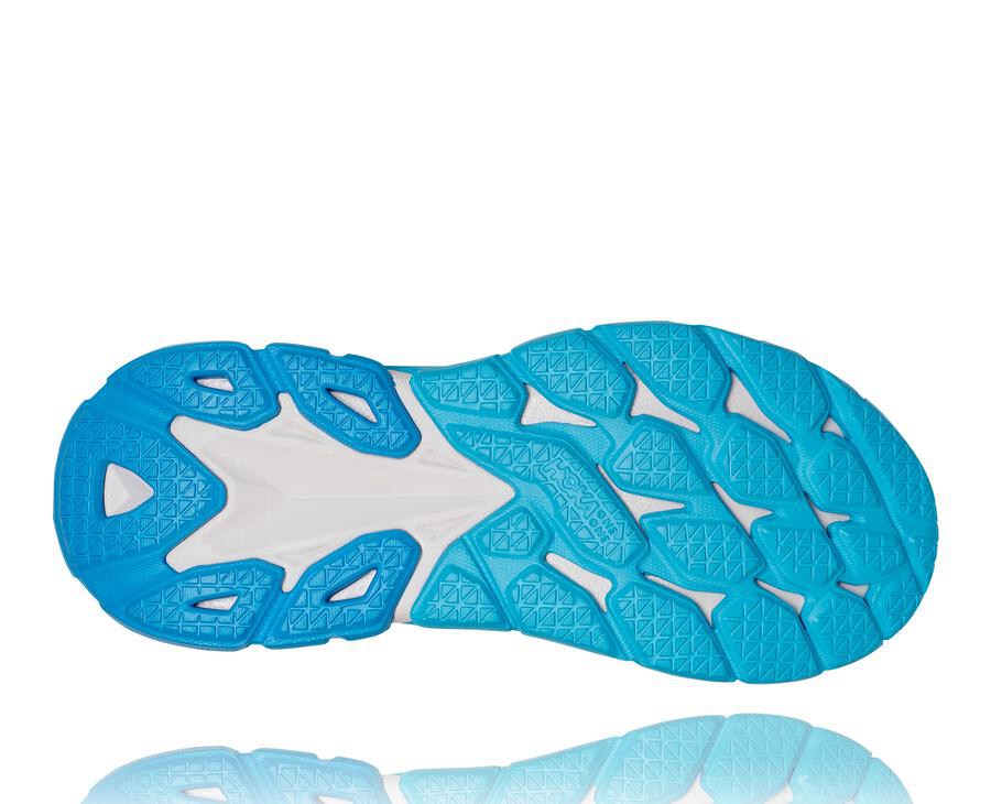 Hoka One One Koşu Ayakkabısı Kadın Beyaz/Mavi - Clifton Edge - OV7241386